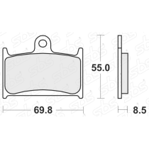 PLAQUETTE GSX-R 750 1988 1993