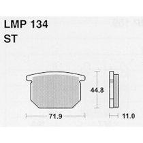 PLAQUETTE GS GKD, SD, GLD 1100 1983 LMP 134