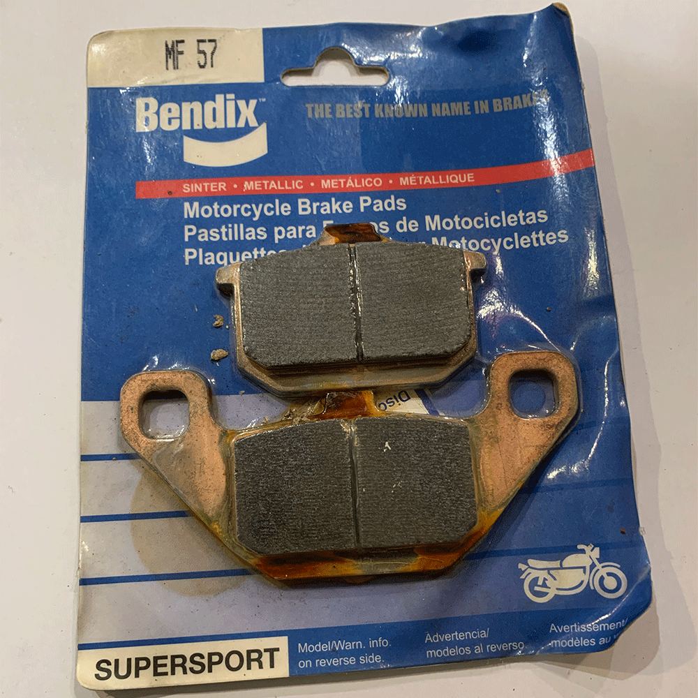 PLAQUETTE GPZ 500 1987 AVANT BENDIX MF57