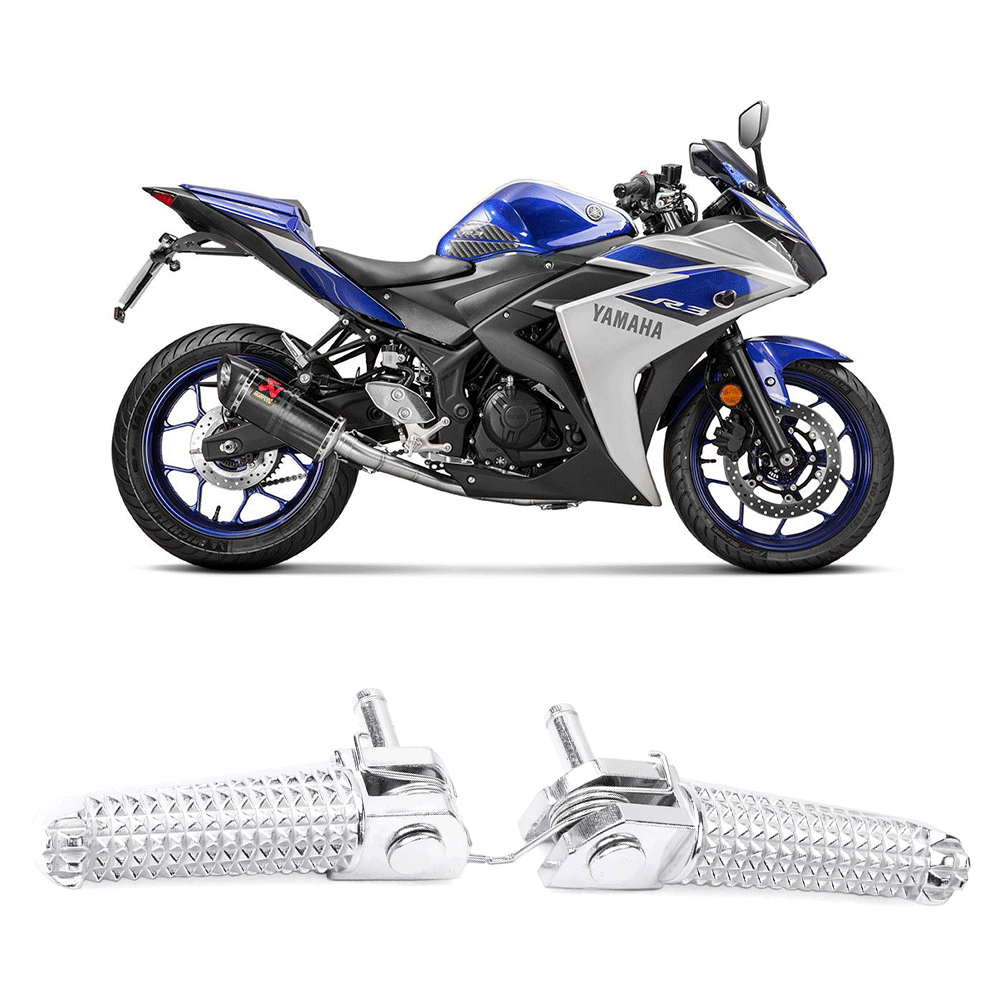 Paire de repose-pieds avant YZF R3 2015-2024 repose pied droit gauche